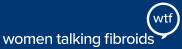 women talking fibroids logo